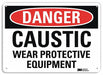 Danger Sign 7 in x 10 in Aluminum