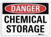 Danger Sign 10 in x 14 in Aluminum