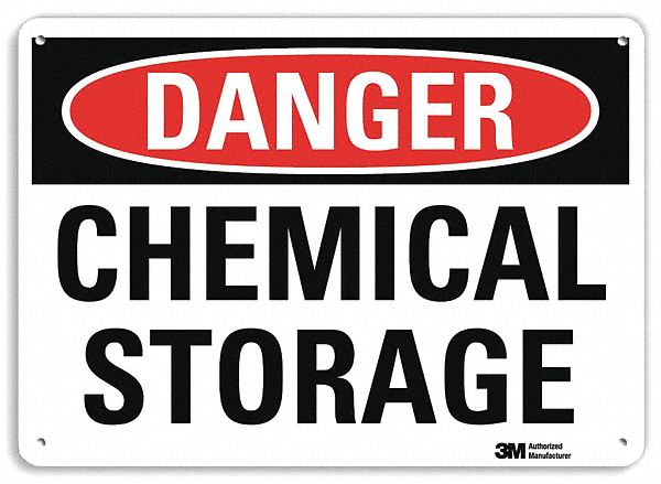 Danger Sign 7 in x 10 in Aluminum