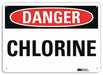 Danger Sign 10 inx14 in Plastic