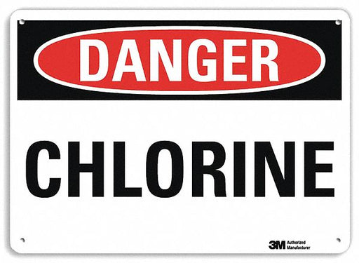 Danger Sign 10 inx14 in Plastic