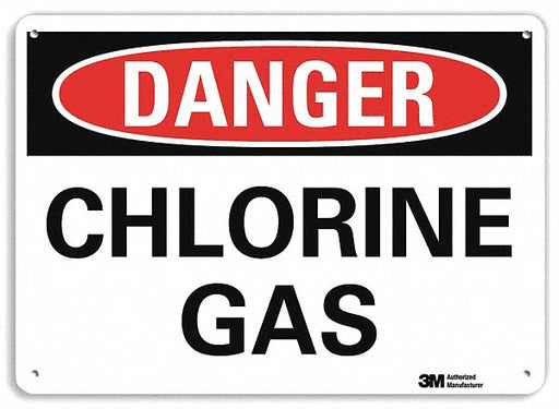 Danger Sign 10 in x 14 in Plastic