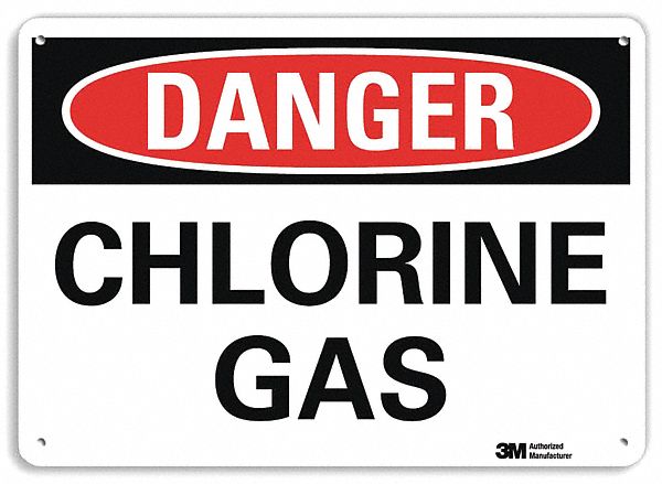 Danger Sign 10 in x 14 in Aluminum