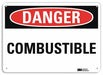 Danger Sign 7 in x 10 in Aluminum
