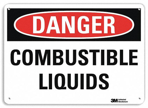 Danger Sign 10 in x 14 in Plastic