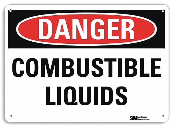 Danger Sign 10 in x 14 in Plastic