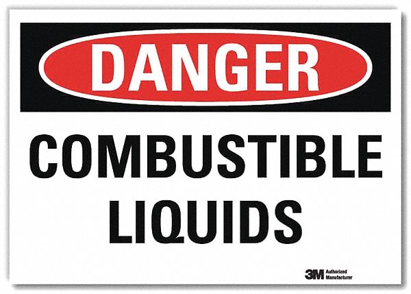 Danger Sign 5inx7in Reflective Sheeting