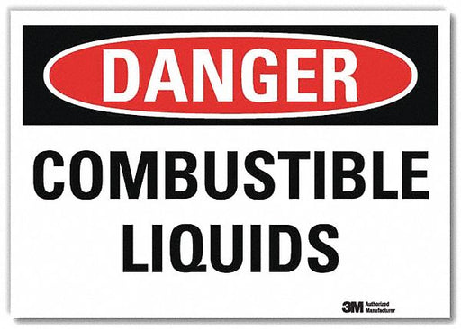 Danger Sign 7inx10in Reflective Sheeting