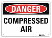 Danger Sign 7 in x 10 in Aluminum