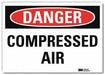 Danger Sign 5 in x 7 in Rflct Sheeting