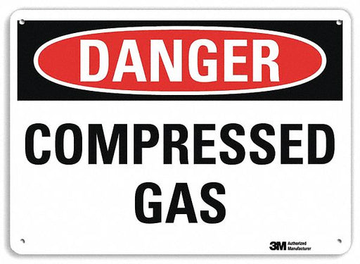 Danger Sign 10 inx14 in Plastic