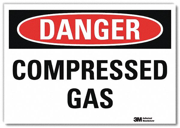 Danger Sign 5inx7in Reflective Sheeting