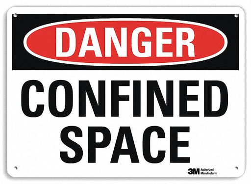 Danger Sign 7 inx10 in Plastic