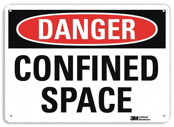 Danger Sign 7 inx10 in Plastic