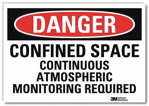 Danger Sign 5inx7in Reflective Sheeting
