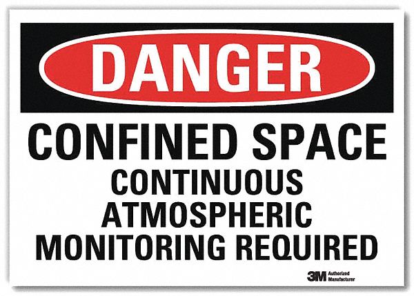 Danger Sign 5inx7in Reflective Sheeting