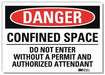 Danger Sign 10inx14in Reflctv Sheeting