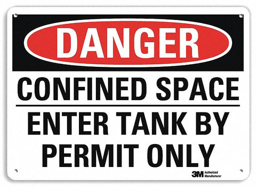 Danger Sign 7 inx10 in Plastic