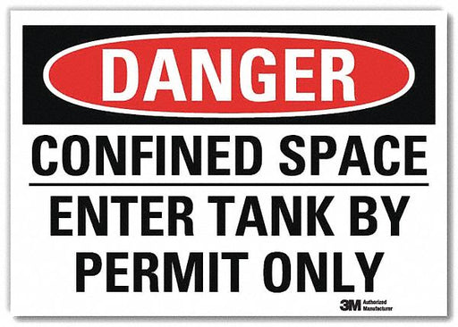 Danger Sign 7inx10in Reflective Sheeting