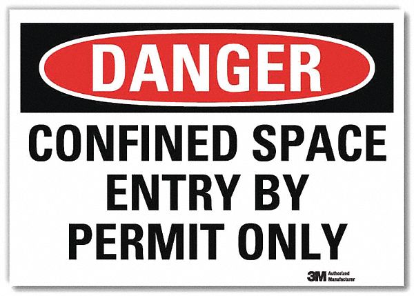 Danger Sign 10inx14in Reflctv Sheeting