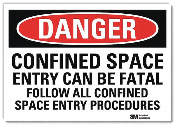 Danger Sign 10inx14in Reflctv Sheeting