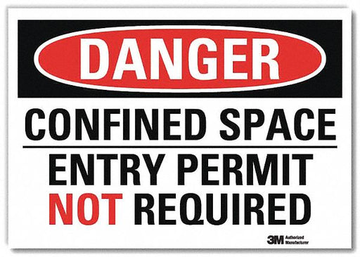 Danger Sign 10inx14in Reflctv Sheeting