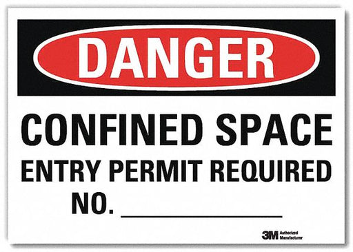 Danger Sign 10inx14in Reflctv Sheeting