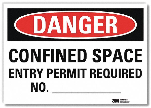 Danger Sign 10inx14in Reflctv Sheeting
