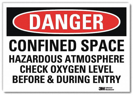 Danger Sign 7inx10in Reflective Sheeting