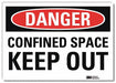 Danger Sign 5inx7in Reflective Sheeting