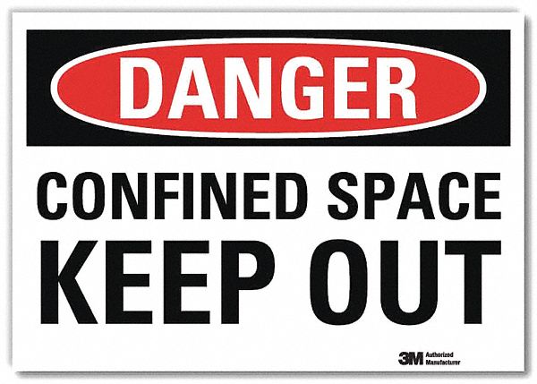 Danger Sign 7inx10in Reflective Sheeting