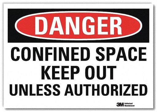 Danger Sign 7inx10in Reflective Sheeting