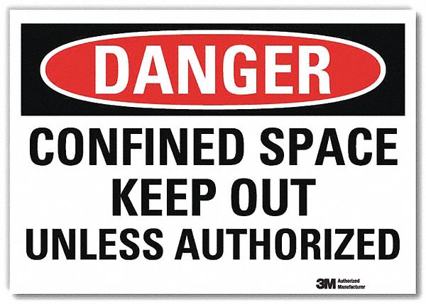 Danger Sign 7inx10in Reflective Sheeting