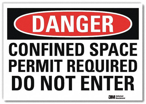 Danger Sign 5inx7in Reflective Sheeting