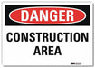 Danger Sign 10inx14in Reflctv Sheeting