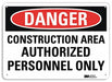 K3080 Danger Sign 10 inx14 in Plastic