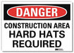 Danger Sign 10 in x 14 in Rflct Sheeting