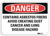 Danger Sign 7 in x 10 in Aluminum