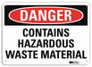 Danger Sign 10 in x 14 in Plastic