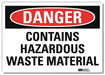 Danger Sign 10 in x 14 in Rflct Sheeting