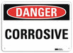 Danger Sign 7 in x 10 in Plastic