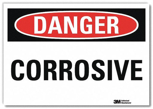 Danger Sign 5 in x 7 in Rflct Sheeting