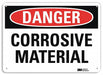Danger Sign 7 in x 10 in Plastic