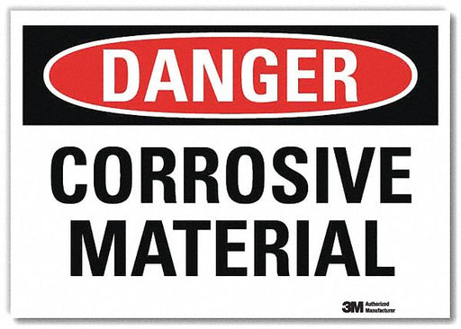 Danger Sign 5inx7in Reflective Sheeting