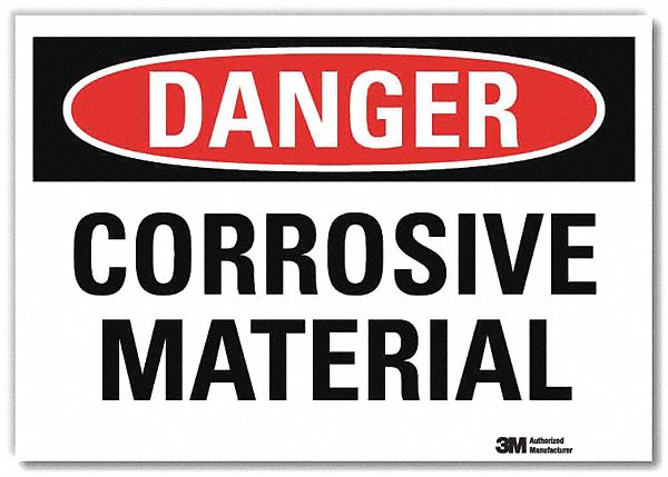 Danger Sign 5inx7in Reflective Sheeting