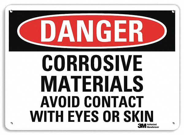 Danger Sign 10 in x 14 in Aluminum