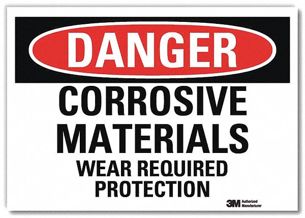 Danger Sign 7 in x 10 in Rflct Sheeting