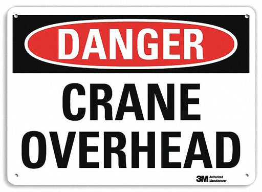 Danger Sign 10 inx14 in Plastic