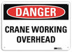 Danger Sign 7 in x 10 in Aluminum