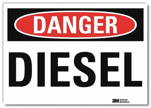 Danger Sign 10inx14in Reflctv Sheeting
